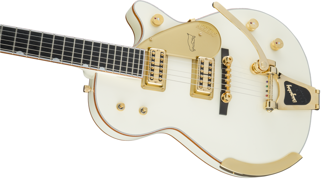 Gretsch G6134T-58 Vintage Select '58 Penguin with Bigsby - Vintage White - Bass Side Body