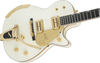 Gretsch G6134T-58 Vintage Select '58 Penguin with Bigsby - Vintage White - Body Angle