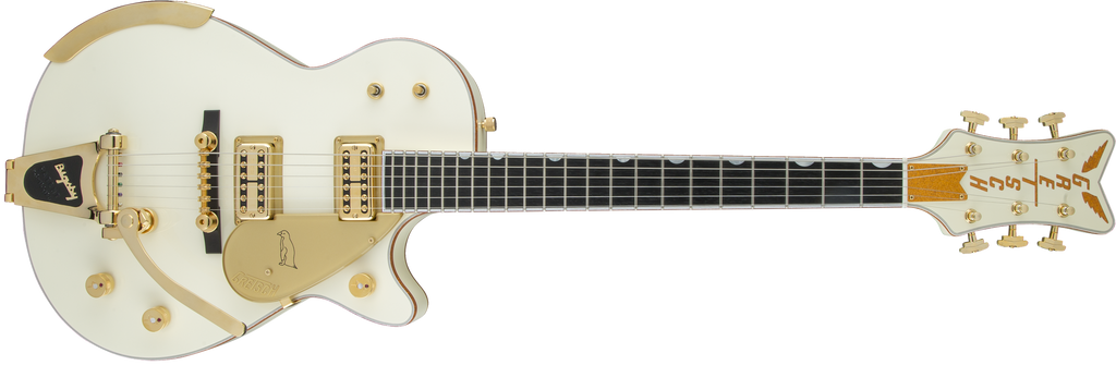 Gretsch G6134T-58 Vintage Select '58 Penguin with Bigsby - Vintage White - Full Front