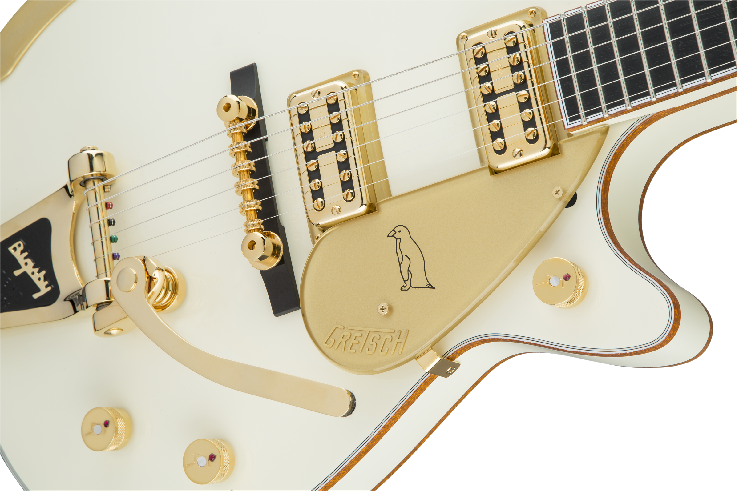 Gretsch G6134T-58 Vintage Select '58 Penguin Bigsby Vintage White