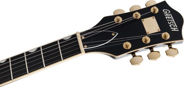 Gretsch Broadkaster LX Center Block with String-Thru Bigsby and Gold Hardware - Black - 6