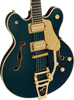 Gretsch Broadkaster LX Center Block with String-Thru Bigsby and Gold Hardware - Cadillac Green - 4