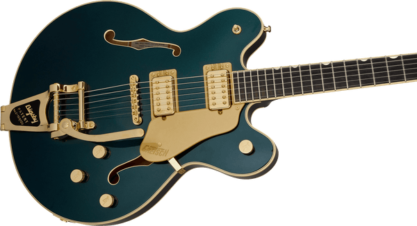 Gretsch Broadkaster LX Center Block with String-Thru Bigsby and Gold Hardware - Cadillac Green - 5