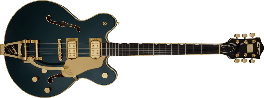 Gretsch Broadkaster LX Center Block with String-Thru Bigsby and Gold Hardware - Cadillac Green - 2
