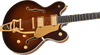Gretsch Broadkaster LX Figured Center Block with String-Thru Bigsby and Gold Hardware - Havana Burst - 5