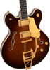 Gretsch Broadkaster LX Figured Center Block with String-Thru Bigsby and Gold Hardware - Havana Burst - 4