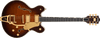 Gretsch Broadkaster LX Figured Center Block with String-Thru Bigsby and Gold Hardware - Havana Burst - 2