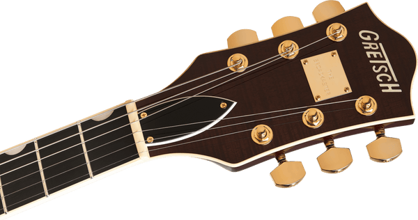 Gretsch Broadkaster LX Figured Center Block with String-Thru Bigsby and Gold Hardware - Havana Burst - 6