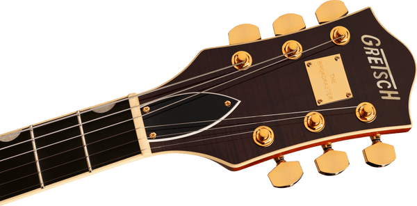 Gretsch Broadkaster LX Figured Center Block with String-Thru Bigsby and Gold Hardware - Bourbon Stain - 6