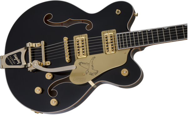Gretsch G6636T Players Edition Falcon Center Block Double-Cut with String-Thru Bigsby Filter'Tron Pickups Black