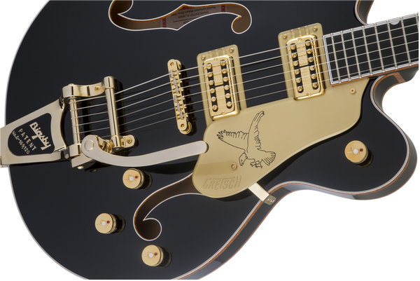 Gretsch G6636T Players Edition Falcon Center Block Double-Cut with String-Thru Bigsby Filter'Tron Pickups Black