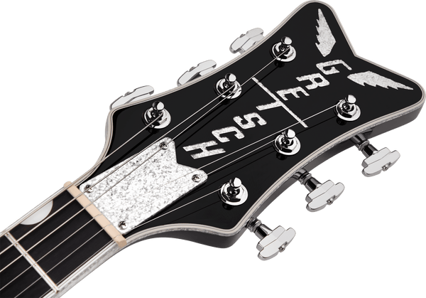 Gretsch G6636TSL Players Edition Silver Falcon Center Block Double-Cut with String-Thru Bigsby Filter’Tron Pickups Black