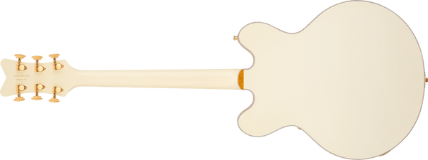 Gretsch Falcon Center Block LTD Double-Cut with String-Thru Bigsby - Vintage White - 3