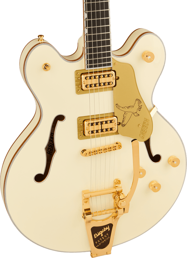 Gretsch Falcon Center Block LTD Double-Cut with String-Thru Bigsby - Vintage White - 4