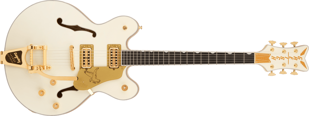 Gretsch Falcon Center Block LTD Double-Cut with String-Thru Bigsby - Vintage White - 2