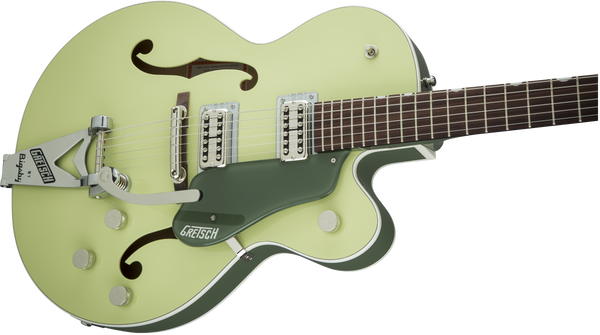 Gretsch G6118T-SGR Players Edition Anniversary with String-Thru Bigsby Filter'Tron Pickups 2-Tone Smoke Green