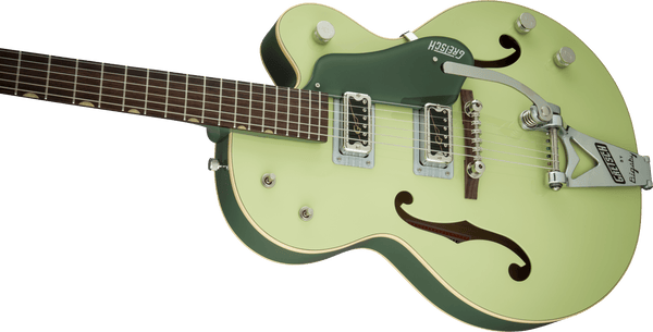 Gretsch G6118T-60 Vintage Select Edition '60 Anniversary Hollow Body with Bigsby TV Jones 2-Tone Smoke Green