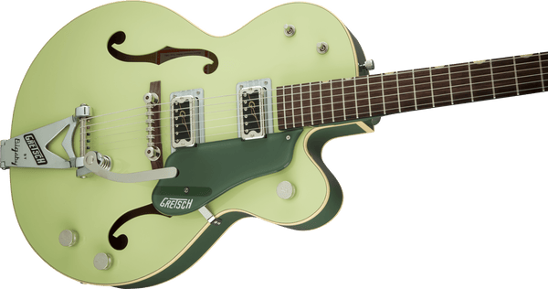 Gretsch G6118T-60 Vintage Select Edition '60 Anniversary Hollow Body with Bigsby TV Jones 2-Tone Smoke Green
