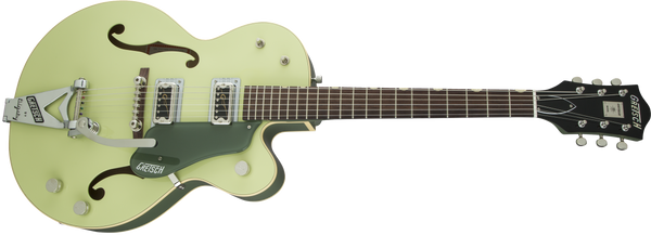 Gretsch G6118T-60 Vintage Select Edition '60 Anniversary Hollow Body with Bigsby TV Jones 2-Tone Smoke Green