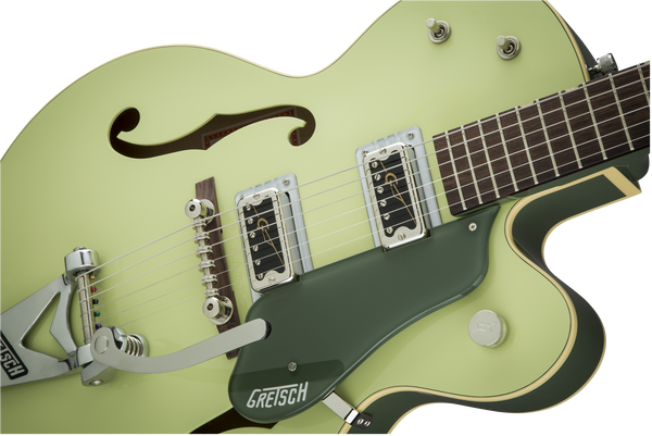 Gretsch G6118T-60 Vintage Select Edition '60 Anniversary Hollow Body with Bigsby TV Jones 2-Tone Smoke Green