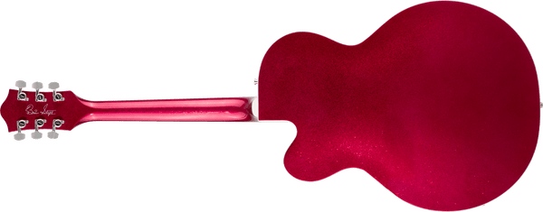 Gretsch G6120T-HR Brian Setzer Signature Hot Rod Hollow Body with Bigsby Rosewood Fingerboard Magenta Sparkle