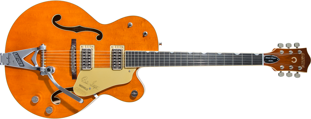 Gretsch G6120T-BSSMK Brian Setzer Signature Nashville Hollow Body '59 "Smoke" with Bigsby - Smoke Orange - 2