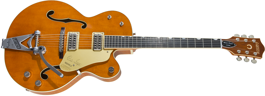 Gretsch G6120T-BSSMK Brian Setzer Signature Nashville Hollow Body '59 "Smoke" with Bigsby - Smoke Orange - 5