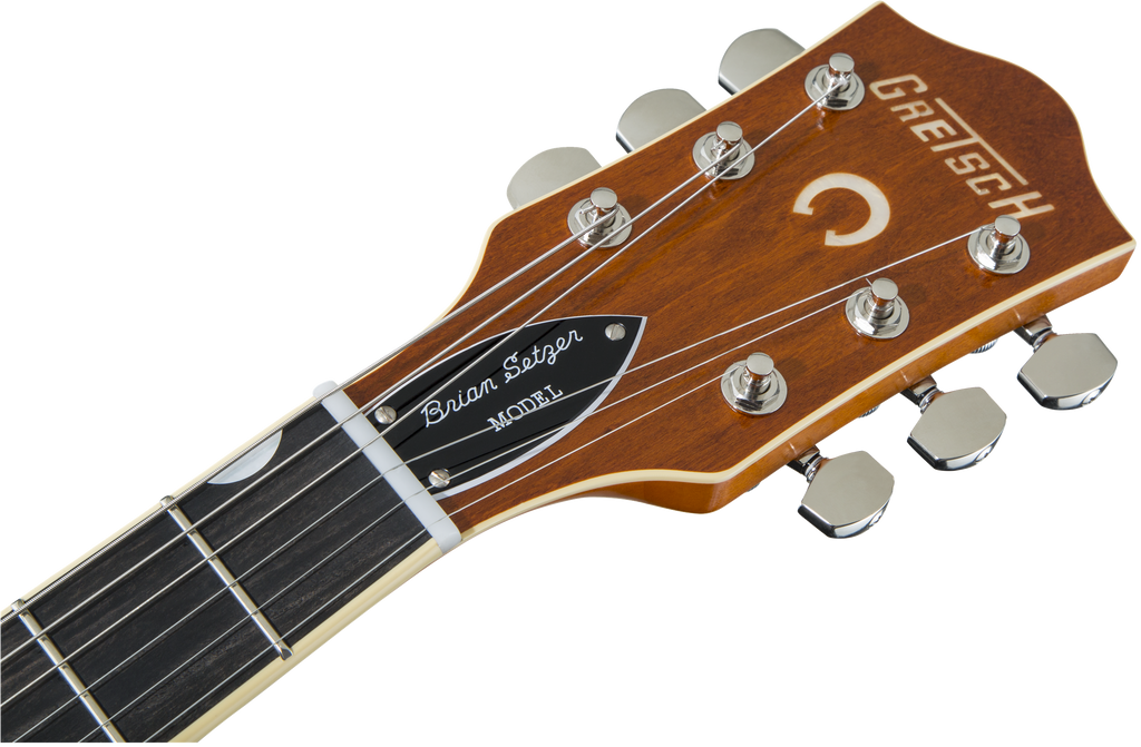 Gretsch G6120T-BSSMK Brian Setzer Signature Nashville Hollow Body '59 "Smoke" with Bigsby - Smoke Orange - 8