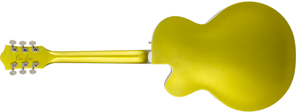 Gretsch G6120T-HR Brian Setzer Signature Hot Rod Hollow Body with Bigsby Rosewood Fingerboard Lime Gold