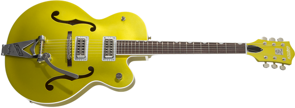 Gretsch G6120T-HR Brian Setzer Signature Hot Rod Hollow Body with Bigsby Rosewood Fingerboard Lime Gold