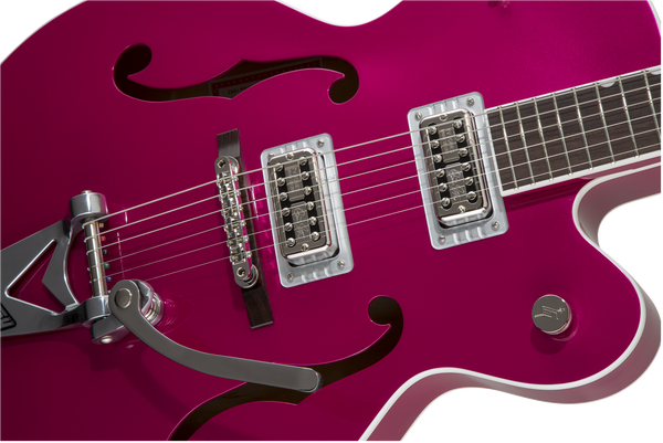 Gretsch G6120T-HR Brian Setzer Signature Hot Rod Hollow Body with Bigsby Rosewood Fingerboard Candy Magenta