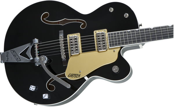 Gretsch G6120T-BSNSH Brian Setzer Signature Nashville Hollow Body with Bigsby Ebony Fingerboard Black Lacquer