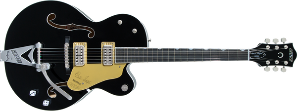 Gretsch G6120T-BSNSH Brian Setzer Signature Nashville Hollow Body with Bigsby Ebony Fingerboard Black Lacquer
