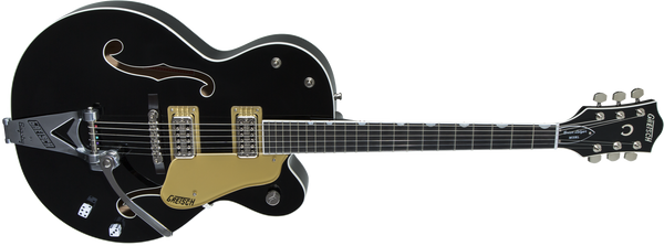 Gretsch G6120T-BSNSH Brian Setzer Signature Nashville Hollow Body with Bigsby Ebony Fingerboard Black Lacquer