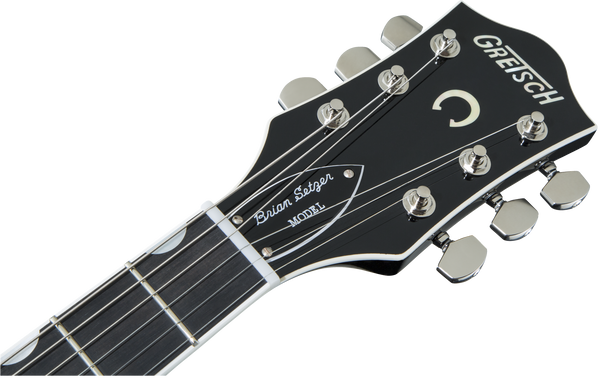 Gretsch G6120T-BSNSH Brian Setzer Signature Nashville Hollow Body with Bigsby Ebony Fingerboard Black Lacquer