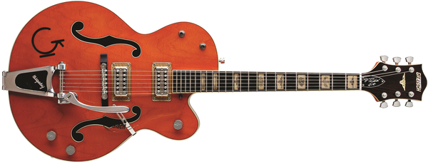 Gretsch G6120RHH Reverend Horton Heat Signature 6120 Hollow Body with Bigsby - Orange Stain Lacquer - 2
