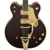 Gretsch G6122T-62 Vintage Select Edition '62 Chet Atkins Country Gentleman Hollow Body with Bigsby - Walnut Stain - Front of body