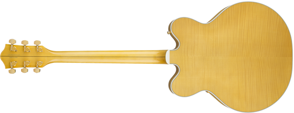 Gretsch G6122TFM Players Edition Country Gentleman with String-Thru Bigsby Filter'Tron Pickups Flame Maple Amber Stain