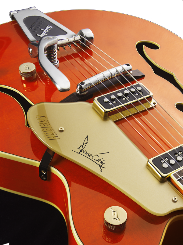 Gretsch G6120DE Duane Eddy Signature 6120 Hollow Body with Bigsby - Desert Sunrise - 4