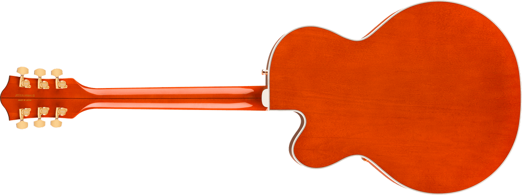 Gretsch Nashville Hollow Body with String-Thru Bigsby and Gold Hardware - Orange Stain - Full Back