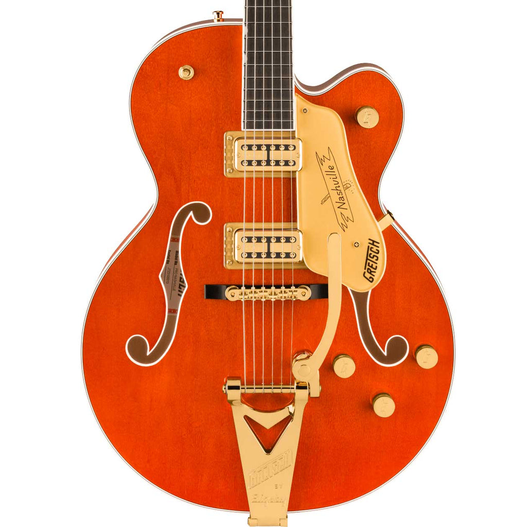 Gretsch Nashville Hollow Body with String-Thru Bigsby and Gold Hardware - Orange Stain - Body