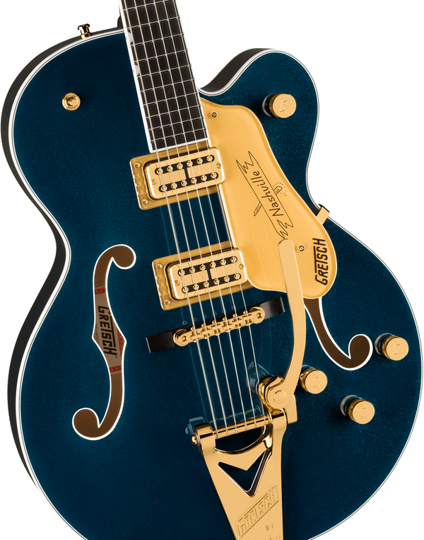 Gretsch Nashville Hollow Body with String-Thru Bigsby and Gold Hardware - Midnight Sapphire - 4