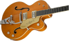 Gretsch G6120T-59 Vintage Select Edition '59 Chet Atkins Hollow Body with Bigsby - Vintage Orange Stain Lacquer - 7