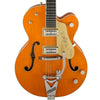 Gretsch G6120T-59 Vintage Select Edition '59 Chet Atkins Hollow Body with Bigsby - Vintage Orange Stain Lacquer - 1