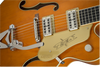 Gretsch G6120T-59 Vintage Select Edition '59 Chet Atkins Hollow Body with Bigsby - Vintage Orange Stain Lacquer - 6
