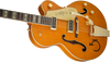 Gretsch G6120T-55 Vintage Select Edition '55 Chet Atkins Hollow Body with Bigsby - Western Orange Stain Lacquer - 8