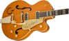 Gretsch G6120T-55 Vintage Select Edition '55 Chet Atkins Hollow Body with Bigsby - Western Orange Stain Lacquer - 7