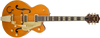 Gretsch G6120T-55 Vintage Select Edition '55 Chet Atkins Hollow Body with Bigsby - Western Orange Stain Lacquer - 2