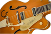 Gretsch G6120T-55 Vintage Select Edition '55 Chet Atkins Hollow Body with Bigsby - Western Orange Stain Lacquer - 6
