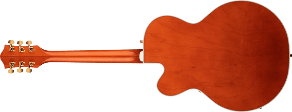 Gretsch G6120TG Players Edition Nashville Hollow Body with String-Thru Bigsby and Gold Hardware Ebony Fingerboard Orange Stain
